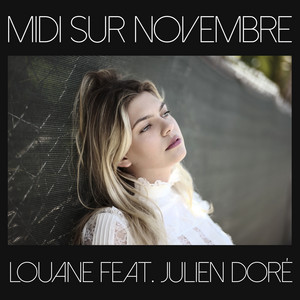 Single cover for Midi sur novembre by Louane.